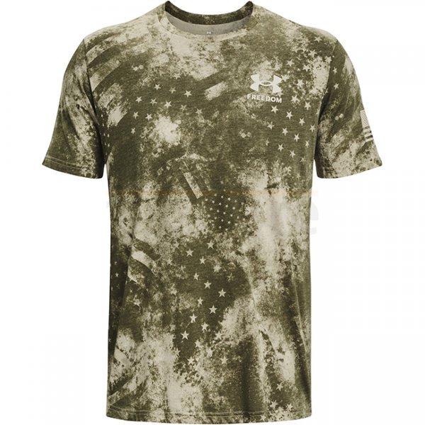 Under Armour Freedom Amp T-Shirt - Marine OD Green - S