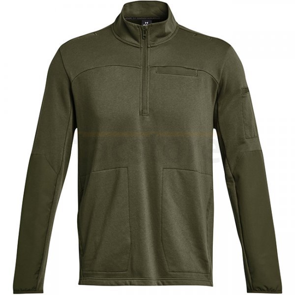 Under Armour Rival Fleece Tactical Job 1/4 Zip - Marine OD Green - 2XL