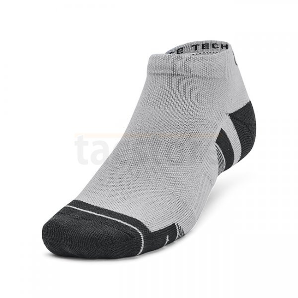 Under Armour Performance Tech 3-Pack Low Cut Socks - Mod Grey / White / Jet Grey - L