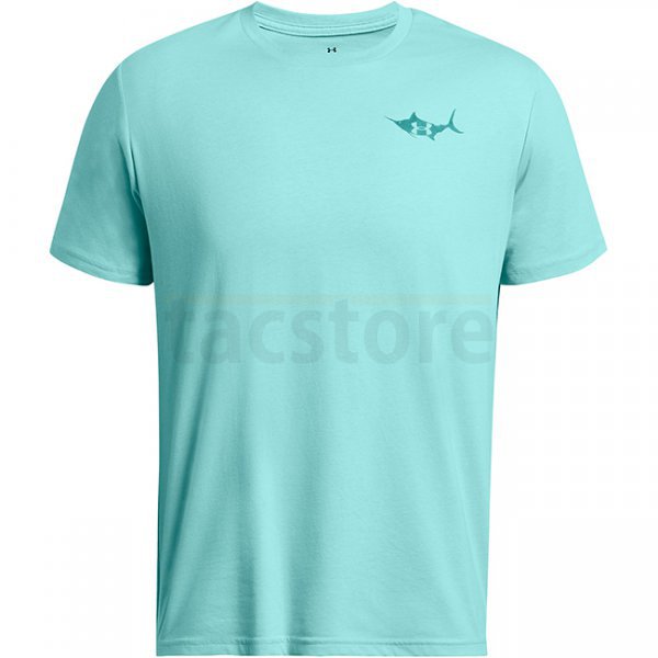 Under Armour Mens Marlin Short Sleeve - Radial Turquoise / Coastal Teal - XL