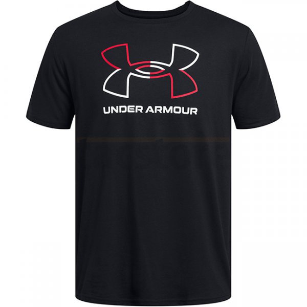 Under Armour Mens Foundation Short Sleeve - Black - 2XL