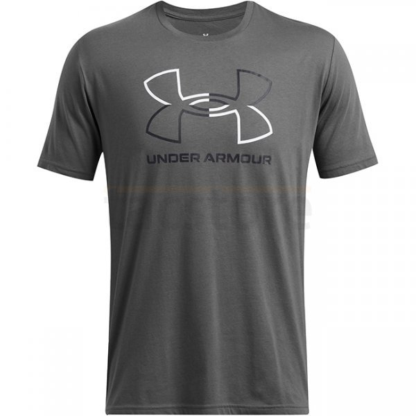 Under Armour Mens Foundation Short Sleeve - Dark Grey - M