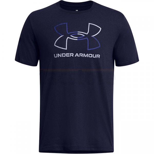 Under Armour Mens Foundation Short Sleeve - Navy Blue - 3XL