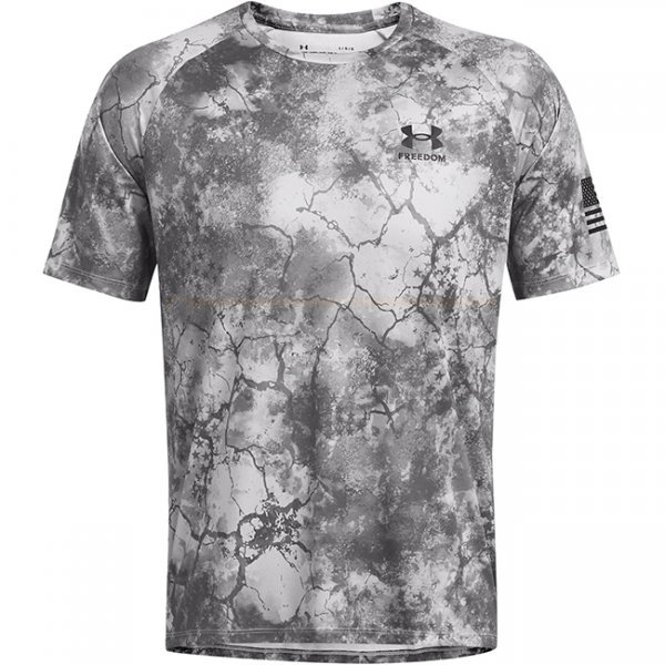 Under Armour Mens Freedom Camo T-Shirt - Mod Grey / Black - L