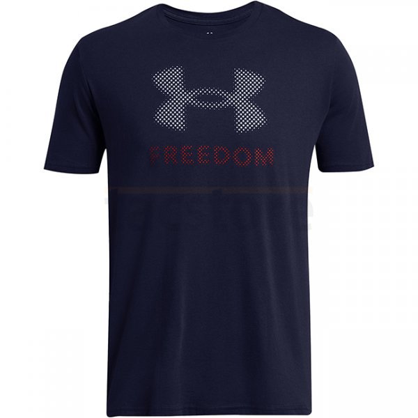 Under Armour Mens Freedom Amp T-Shirt - Midnight Navy - 2XL