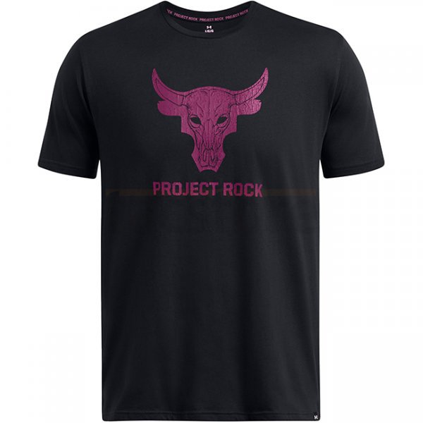 Under Armour Project Rock Payoff T-Shirt - Black / Purple Gemini - XL