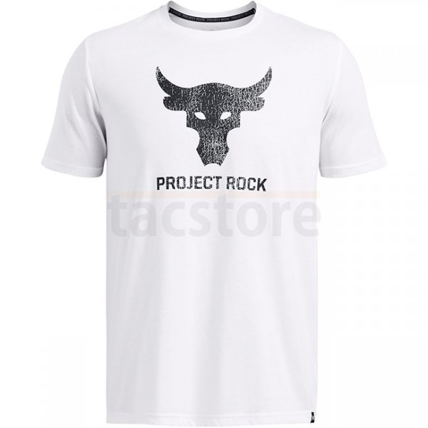 Under Armour Project Rock Payoff T-Shirt - White / Black - 2XL