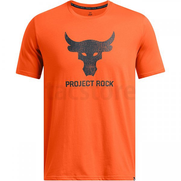 Under Armour Project Rock Payoff T-Shirt - Team Orange / Black - S