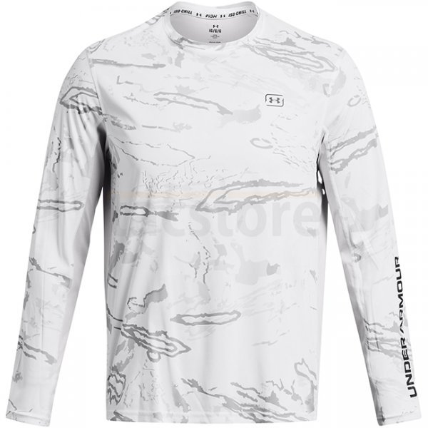 Under Armour Mens Fish Pro Camo T-Shirt - Halo Grey - XL