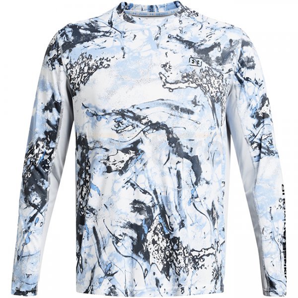 Under Armour Mens Fish Pro Camo T-Shirt - Carolina Blue - S