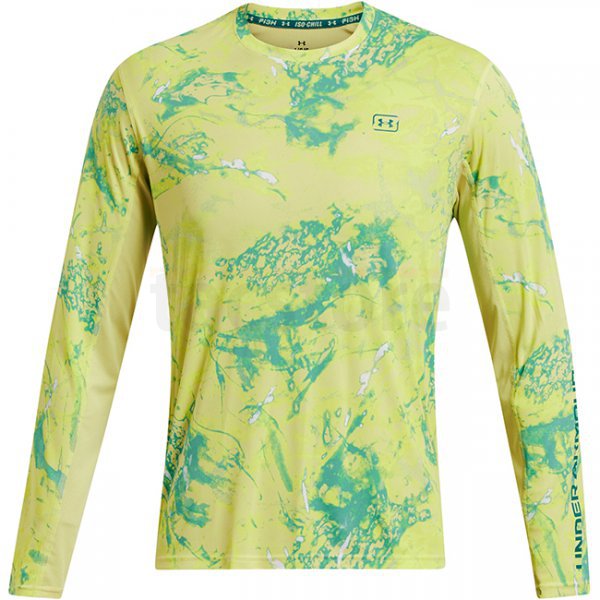 Under Armour Mens Fish Pro Camo T-Shirt - Sonic Yellow - XL