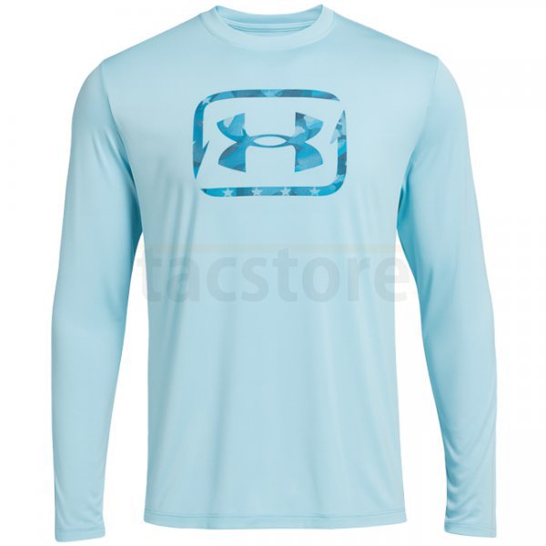 Under Armour Mens Fish Pro Freedom Long Sleeve - Stream / Ether Blue - M