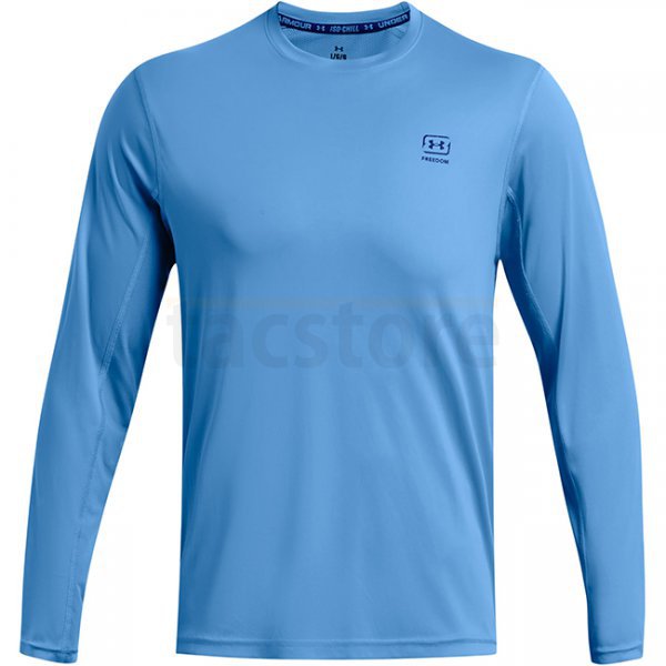 Under Armour Mens Fish Pro Freedom Back Shirt - Carolina Blue - 3XL