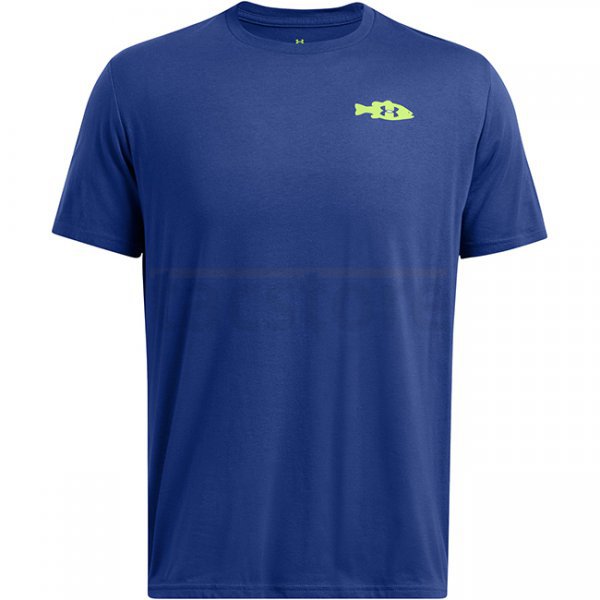 Under Armour Mens Bass Short Sleeve - Blue - M