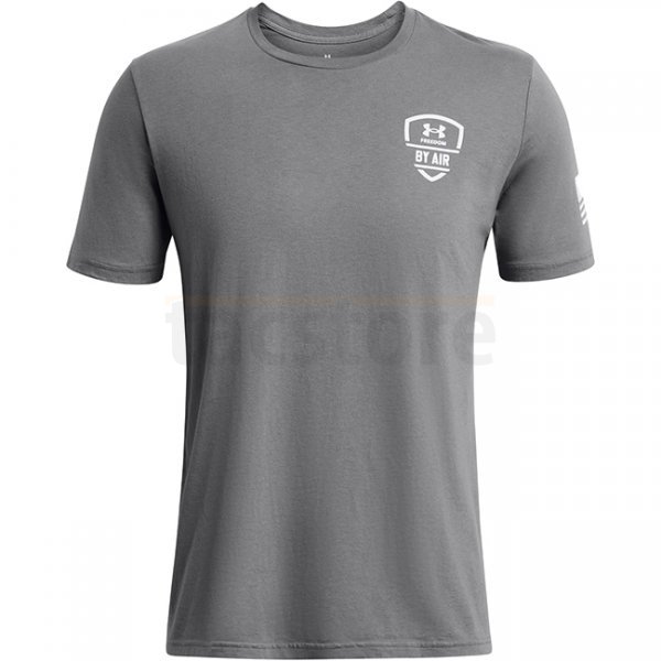 Under Armour Mens Freedom By Air T-Shirt - Heather Grey - 2XL