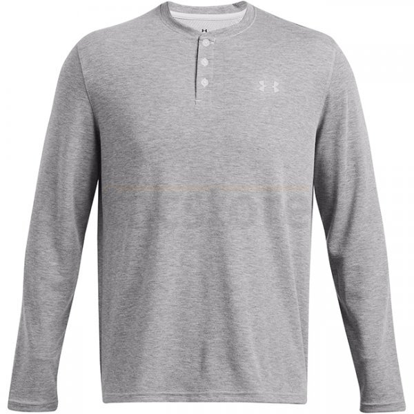 Under Armour Mens Expanse Henley - Halo Grey / Mod Grey - 3XL