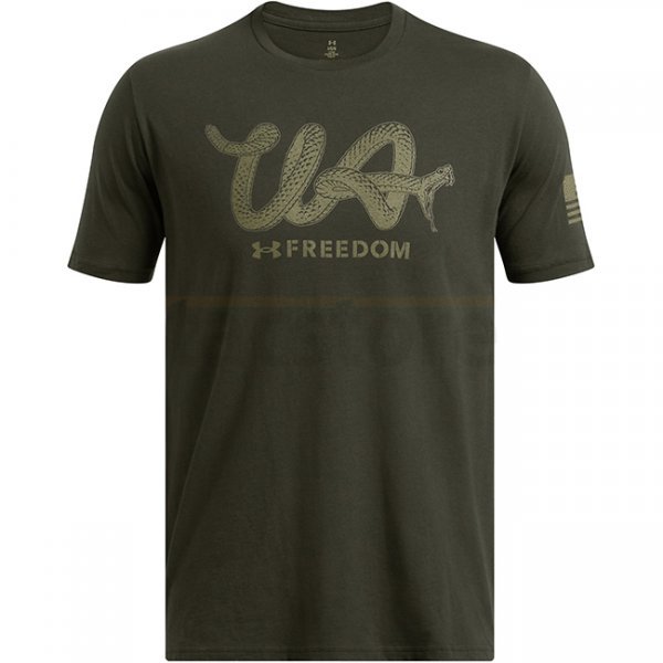 Under Armour Mens Freedom Military T-Shirt - Artillery Green - L