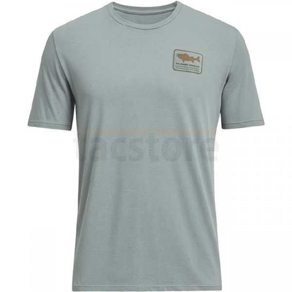 Under Armour Mens Walleye Short Sleeve - Silica Green / Coyote - M