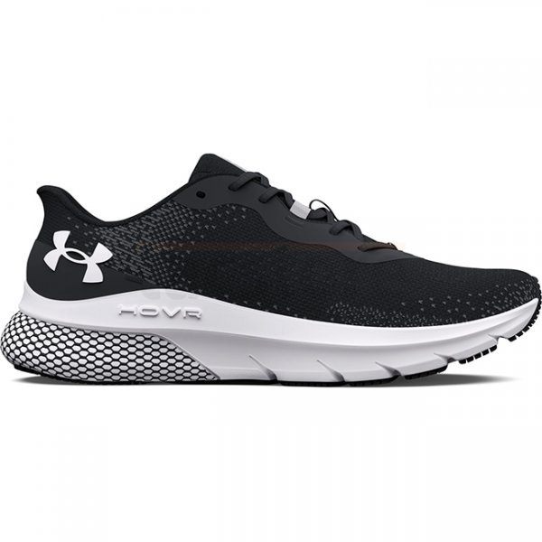 Under Armour Mens HOVR Turbulence 2 Running Shoes - Black / Jet Grey / White - 8