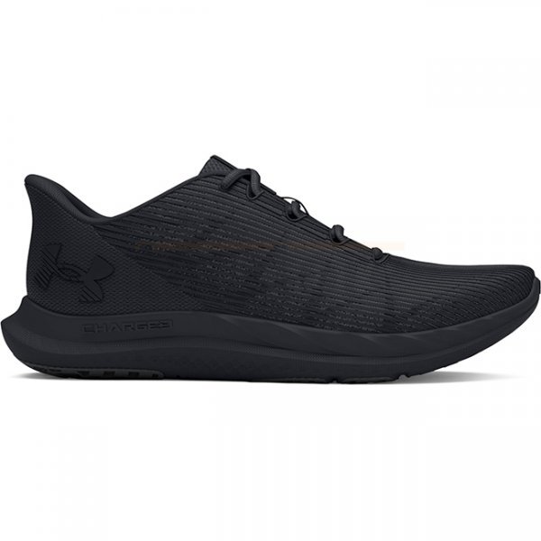 Under Armour Mens Charged Speed Swift Running Shoes - Black / Black / Black - 9.5