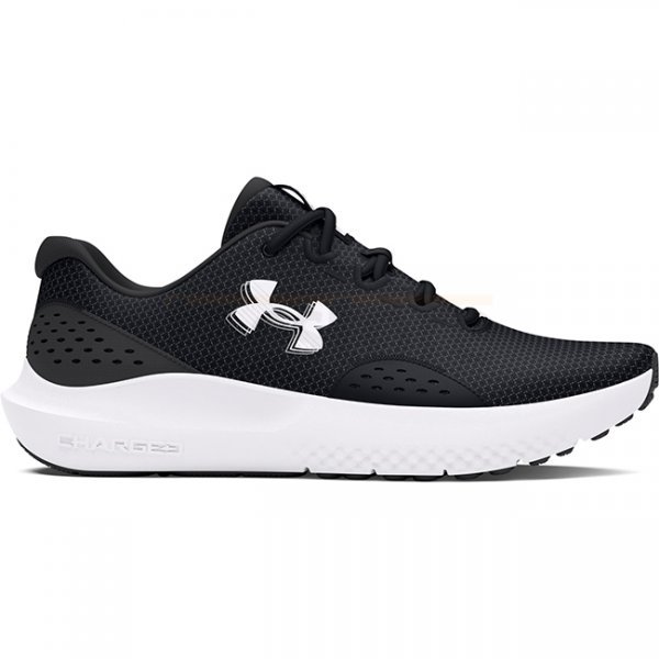 Under Armour Womens Charged Surge 4 Running Shoes - Anthracite / White - 10.5