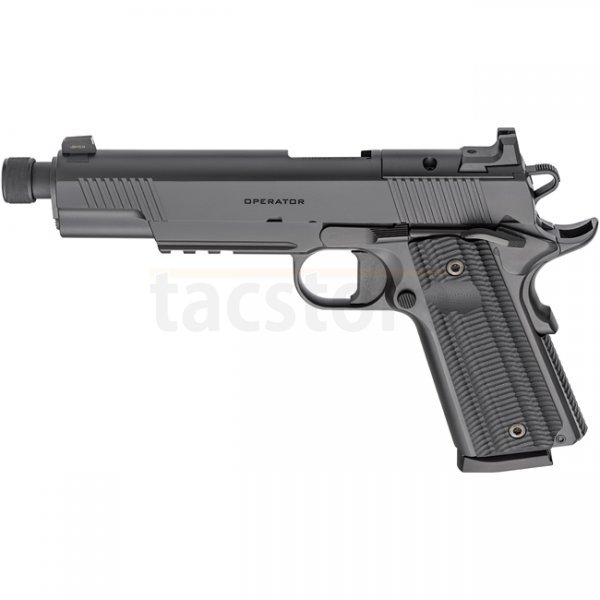 Springfield Armory 1911 Operator AOS Pistol 5.75 Inch Threaded Barrel .45 ACP - Black