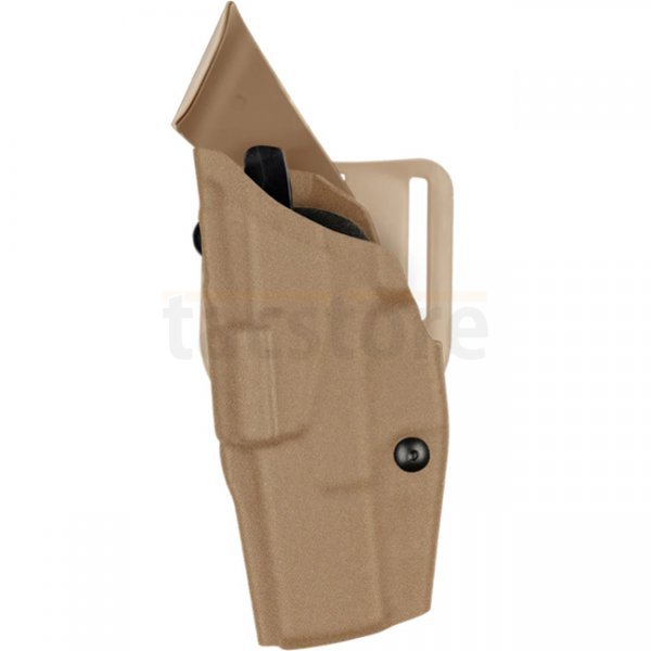 Safariland 6390 ALS Level I Mid Ride Holster STX Tactical Glock 17/22 - Coyote - Left