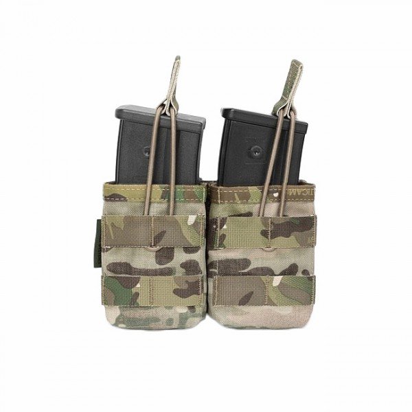 Warrior Double G36 / SIG 550 Open Magazine Pouch - Multicam