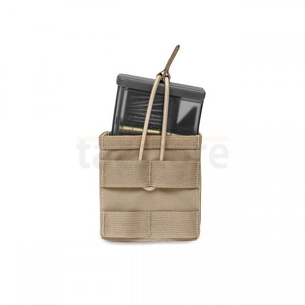 Warrior Single HK 417 Open Magazine Pouch - Coyote