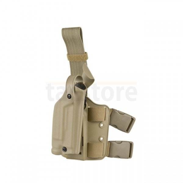 Safariland 6004 SLS Tactical Holster Glock 17/22 & Surefire X300 Right Hand - FDE Brown