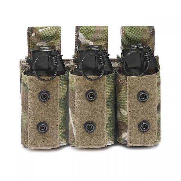 Warrior Triple 40mm Grenade Pouch - Multicam