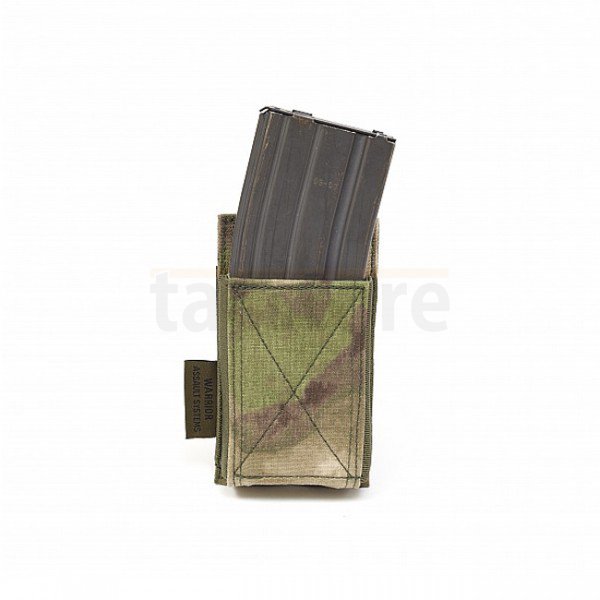 Warrior Single Elastic Magazine Pouch - A-Tacs FG