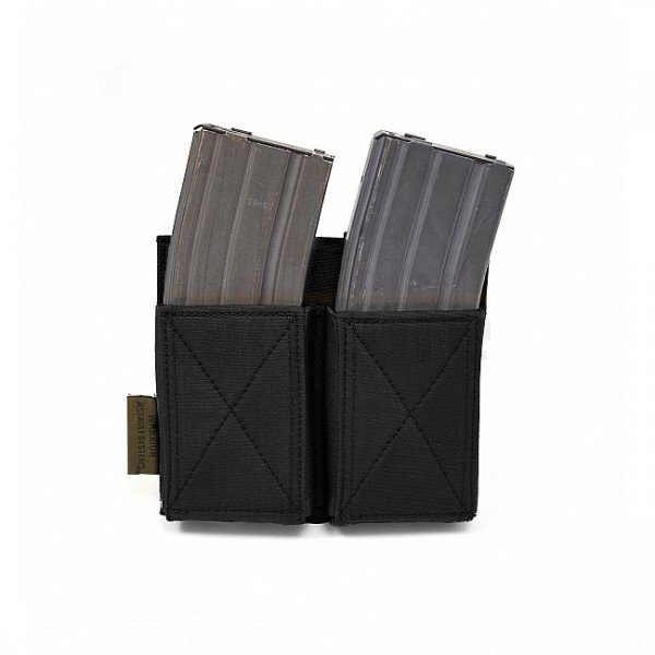 Warrior Double Elastic Magazine Pouch - Black