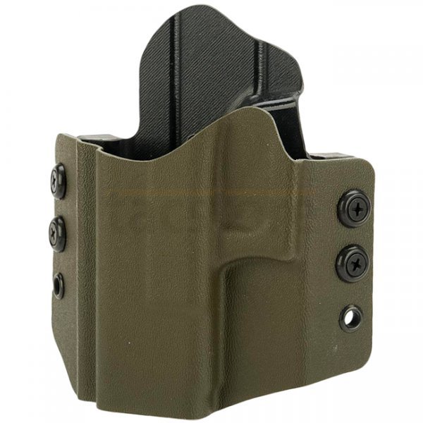 High Speed Gear OWB Kydex Holster Glock 19 23 32 Left Hand - Olive