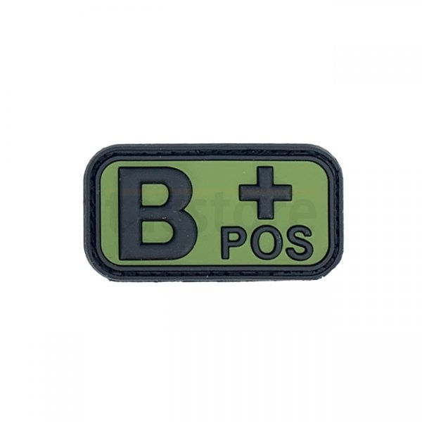 Pitchfork Blood Type B POS Patch - Green