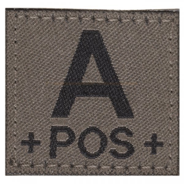 Clawgear A Pos Bloodgroup Patch - RAL 7013