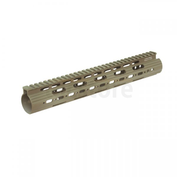 Leapers AR-15 Super Slim Free Float Handguard Rifle Length - Burnt Bronze