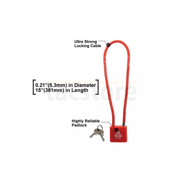 Leapers Firearm Cable Lock 38cm