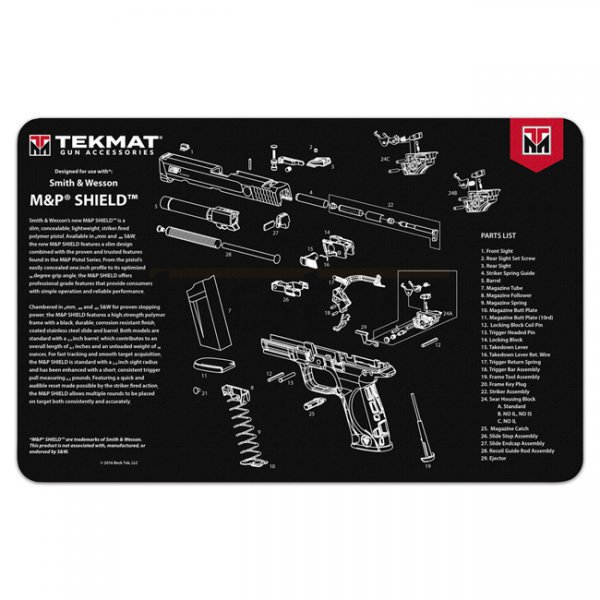 TekMat Cleaning & Repair Mat - S&W M&P Shield