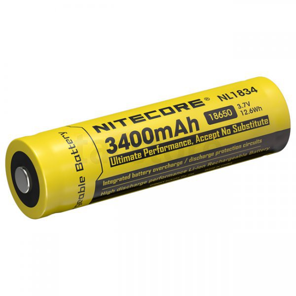 Nitecore 18650 Battery 3.7V 3400mAh