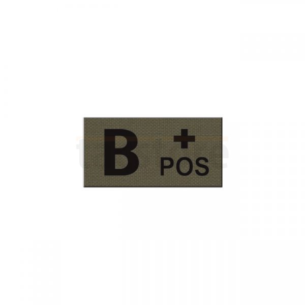 Pitchfork B POS Blood Type IR Patch - Ranger Green