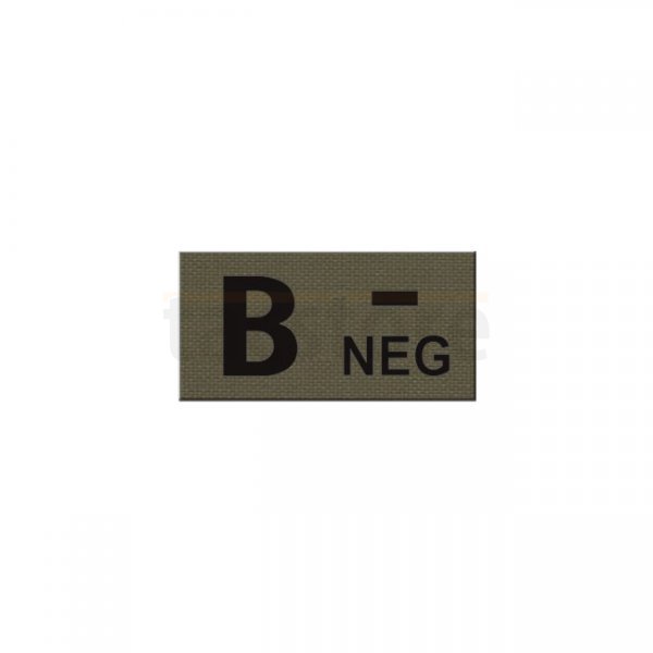 Pitchfork B NEG Blood Type IR Patch - Ranger Green