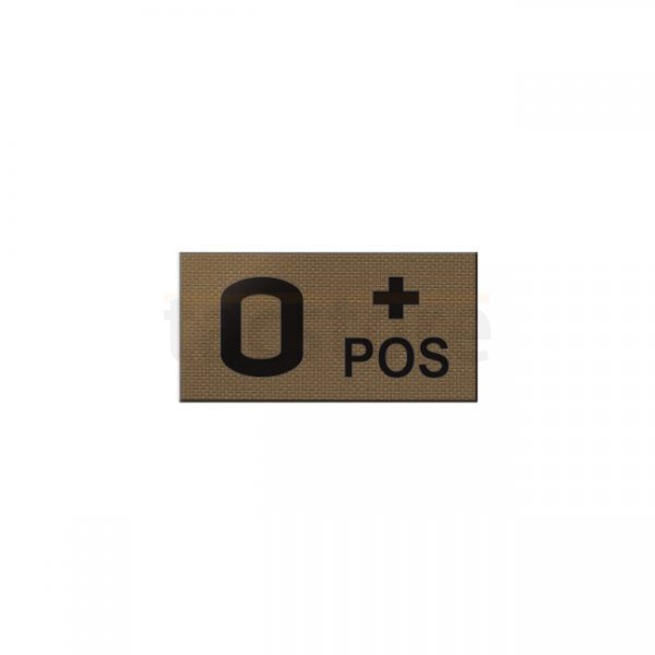 Pitchfork O POS Blood Type IR Patch - Coyote