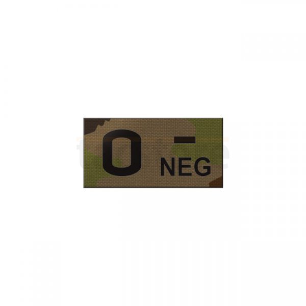 Pitchfork O NEG Blood Type IR Patch - SwissCamo
