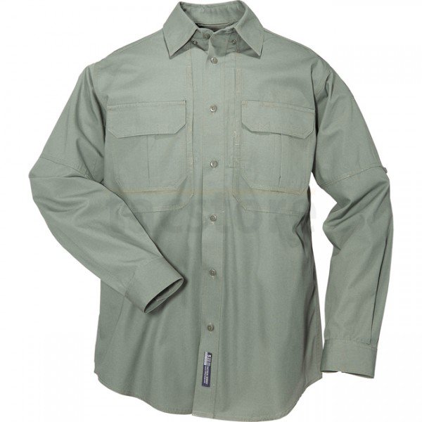 5.11 Tactical Long Sleeve Cotton Shirt - OD Green