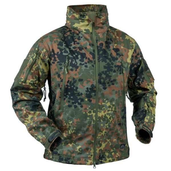 HELIKON Gunfighter Shark Skin Jacket - Flecktarn