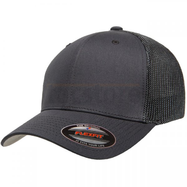 Flexfit Mesh Trucker Cap - Dark Grey - S/M