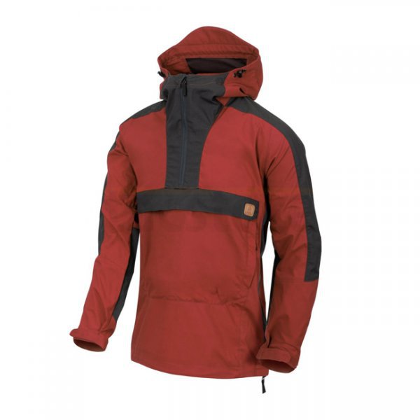 Helikon Woodsman Anorak Jacket - Crimson Sky / Ash Grey - S