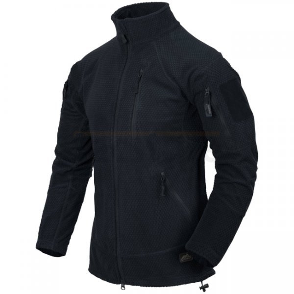 Helikon Alpha Tactical Grid Fleece Jacket - Navy Blue - 2XL