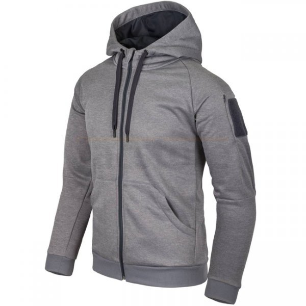 Helikon Urban Tactical Hoodie FullZip - Melange Grey - M